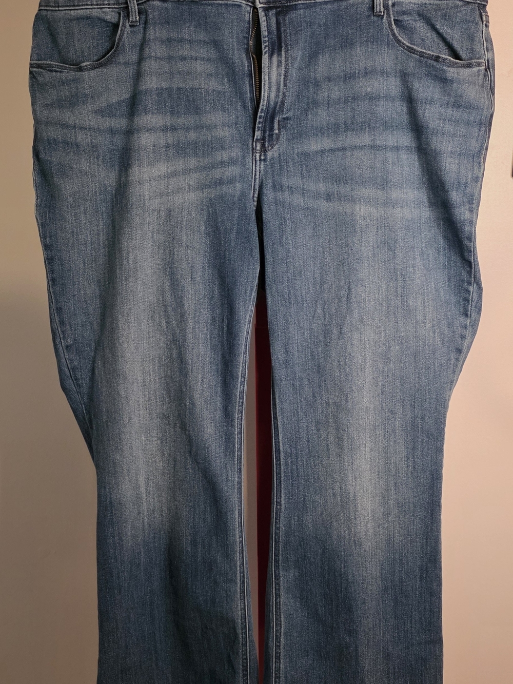 Old Navy High Rise Flare Women's Jeans in Light Blue Wash Sz 22